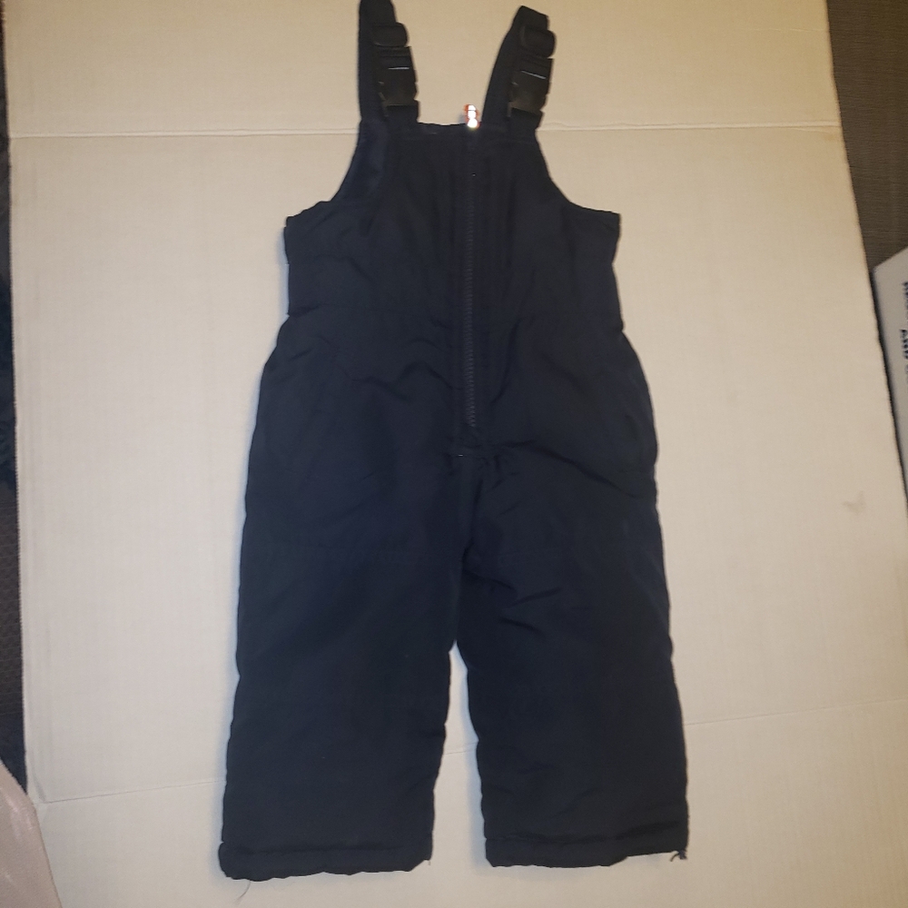 Oshkosh Bgosh 12 Month Navy Blue Snow Pant Overall Bibs Baby